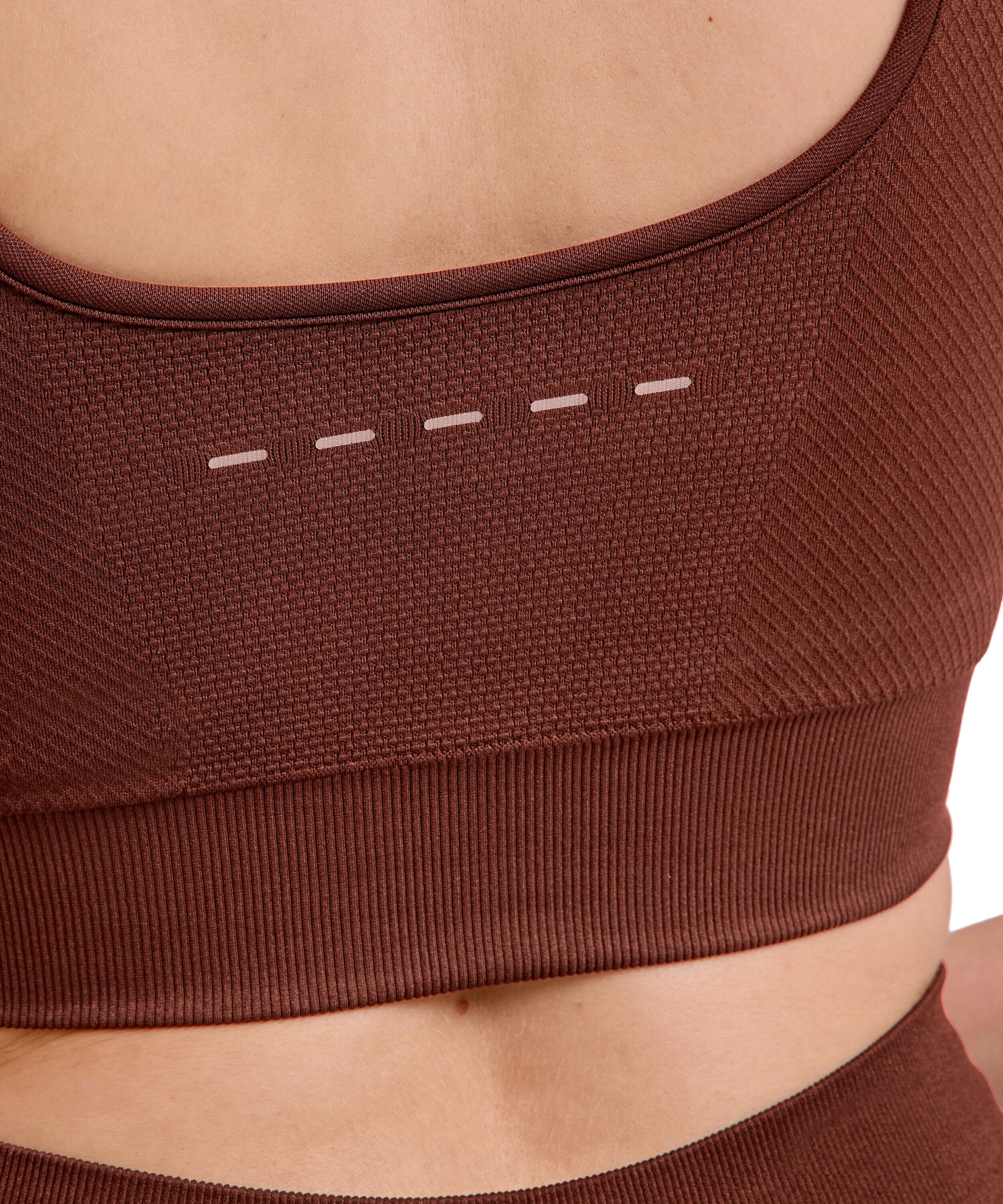 Sport-BH FALKE "FALKE Sport-BH", Damen, Gr. XS, N-Gr, braun (chestnut (5534)), BHs Sport-BH