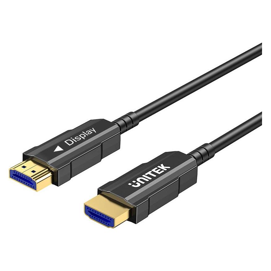 Unitek Kabel Kabel optyczny HDMI 2.0 AOC 4K 60Hz 50 m (50 m) (C11072BK-50M)