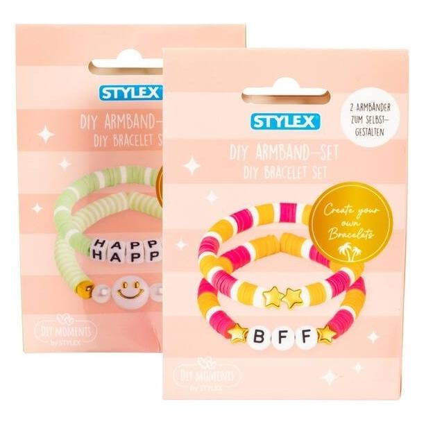 Stylex Bastelset Armband, 2 Motive Armbandset zum selbstgestalten (46315) Mindestbestellmenge: 6 Stück