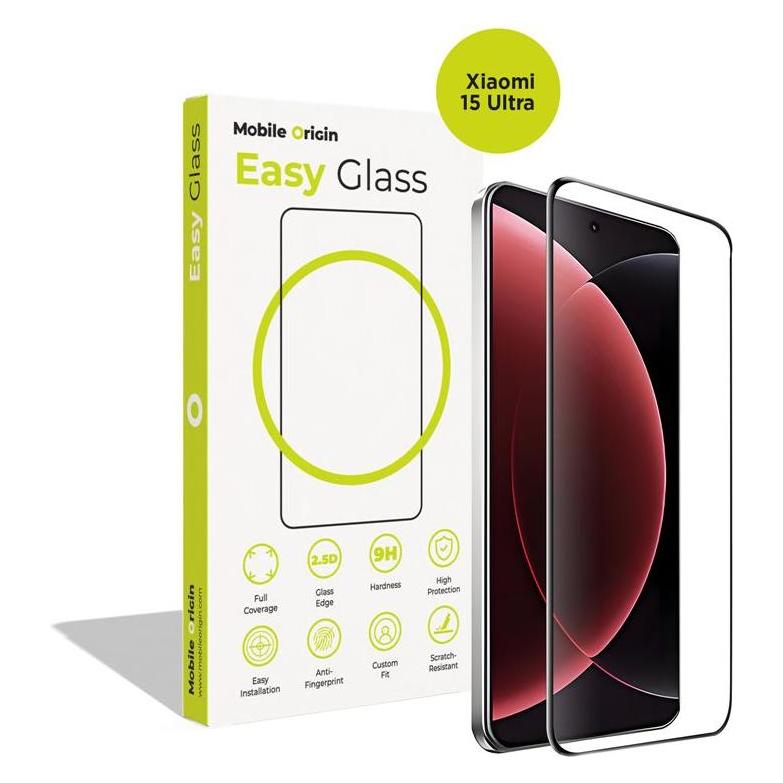 Mobile Origin EasyGlass Schutzglas für XIAOMI 15 Ultra (1 Stk., Xiaomi 15 Ultra) (FRL-EG-X15Ultra)