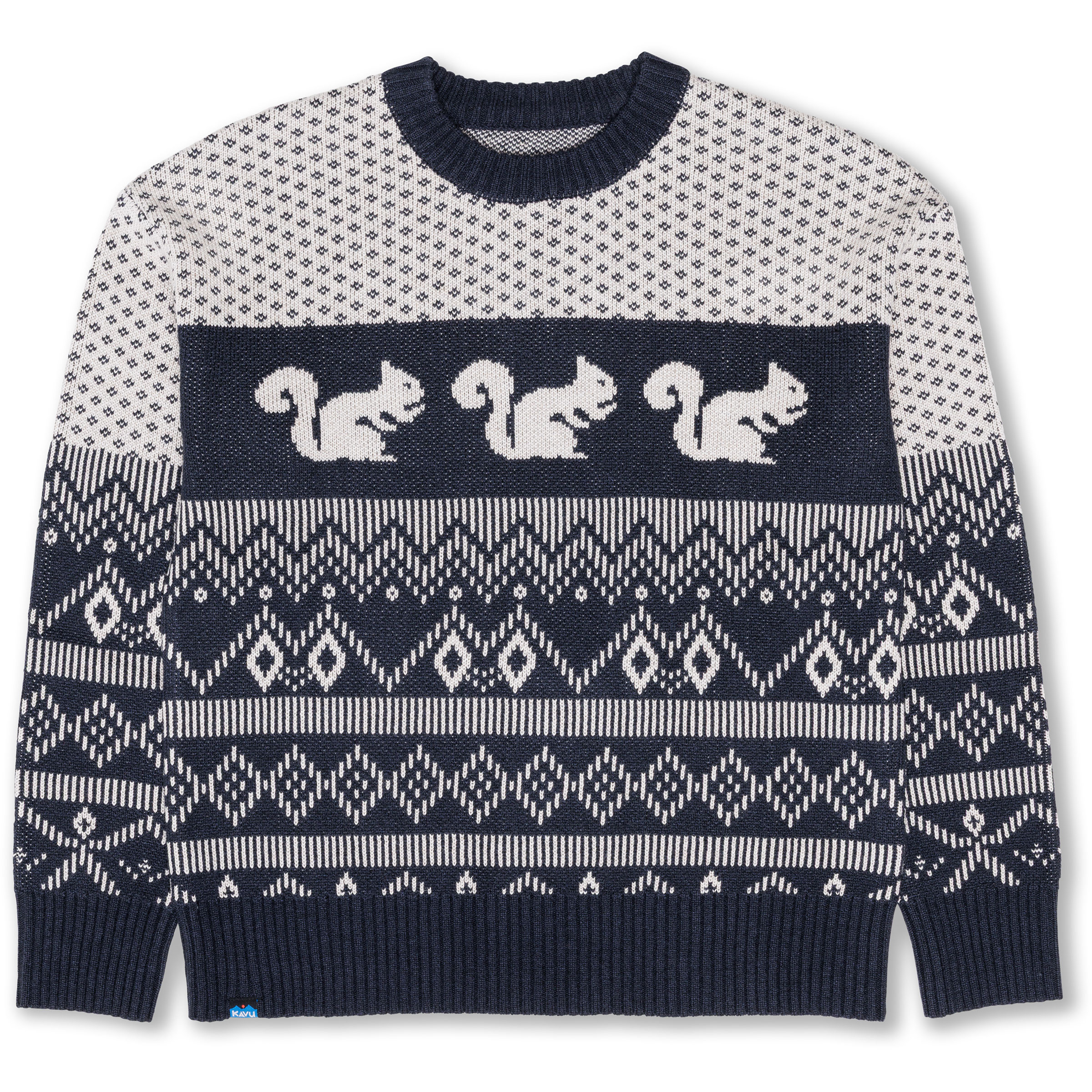 Kavu Wood Valley Damen Pullover grau Größe M Lifestyle Widerstandsfähig