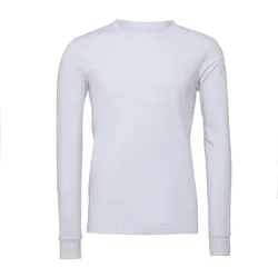 Bella+Canvas Unisex Langarm-T-Shirt T-Shirt 3501 white L