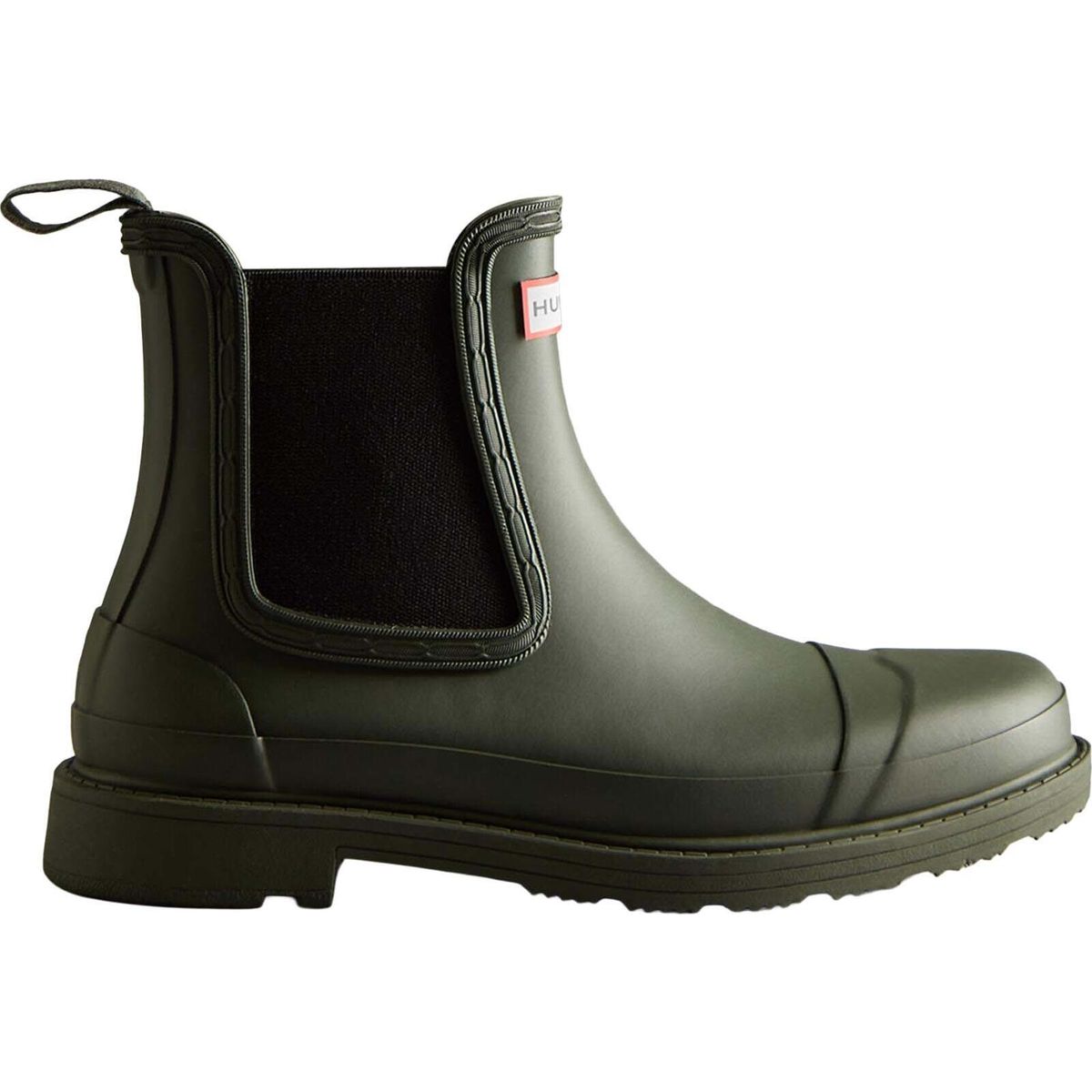 Hunter Womens Chelsea Commando Boot dark olive (DOV) 4 WFS1018RMA-DOV-4