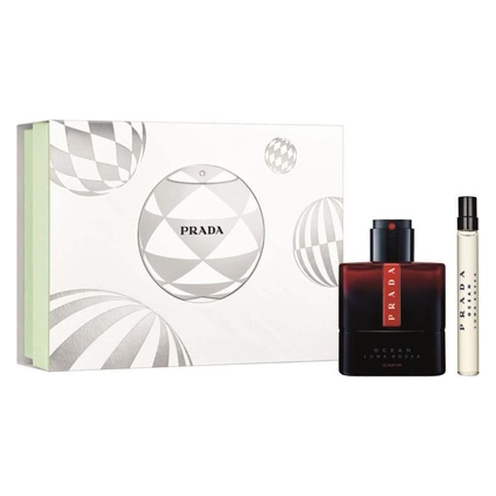 Prada Luna Rossa Ocean Parfum Geschenk-Set 2024 - 50ml Parfum und 10ml (Parfum Set) (LF4093)