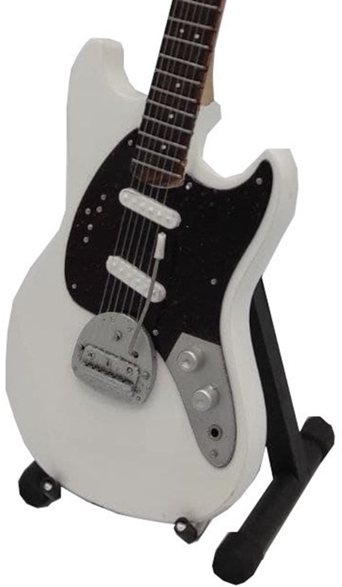 Miniatuur replica Fender Mustang gitaar voor volwassenen