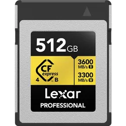 LEXAR CFexpress Card Type B 512 GB Pro Gold 4.0
