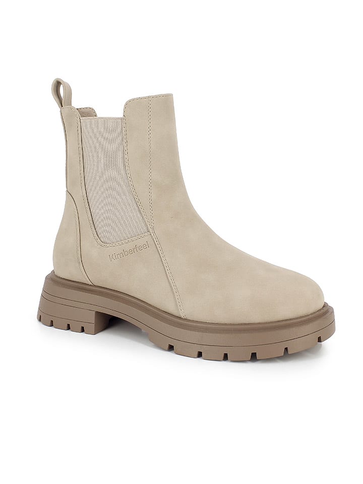 Kimberfeel Chelsea-Boots "Lise" in Creme - 38