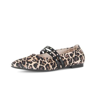 Ballerina GABOR "Eleganter Ballerina", Damen, Gr. 41, beige, Schuhe Ballerina