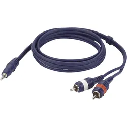 DAP FL30 - stereo mini-jack to 2 RCA male L/R 3 m