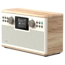 Pure Classic H6 (DAB, FM, Bluetooth), Radio, Weiss, Braun