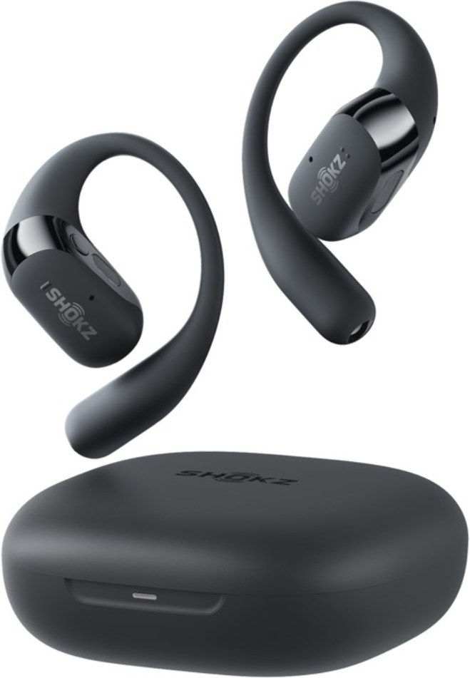 Shokz Openfit 2 Trådlösa Bone Conduction Hörlurar - Svart