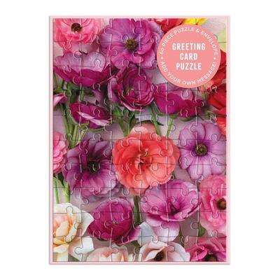 Ranunculus Greeting Card Puzzle, von Galison, Galison, 978-0-7353-8220-6