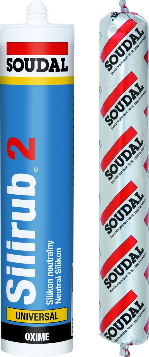Soudal Silirub 2 Siliconenkit