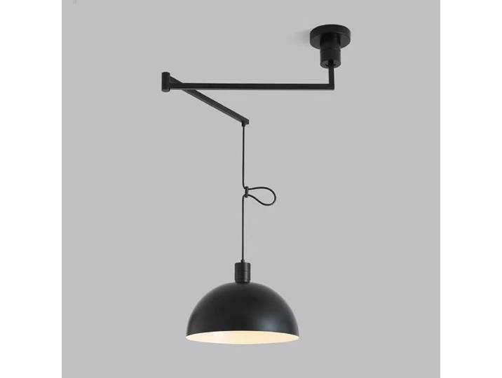 Lustre LED industriel rétro créatif à bras long réglable en métal pour salon et décoration intérieure