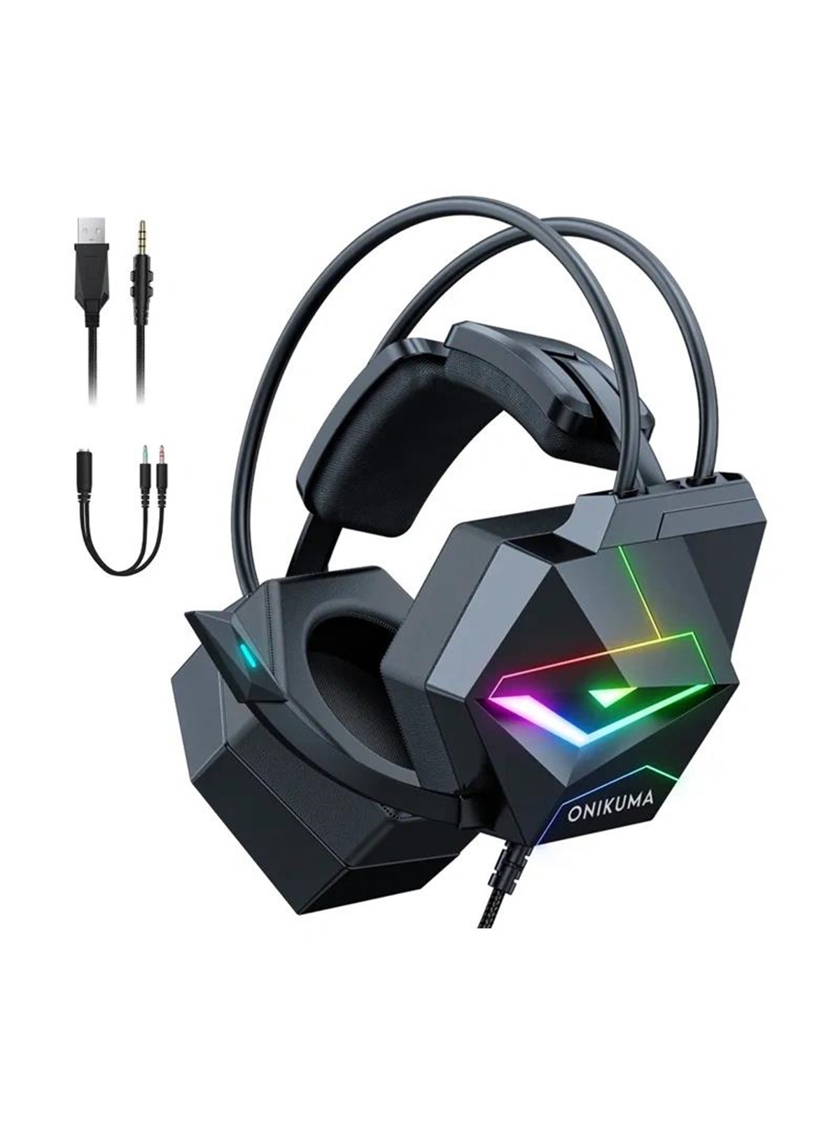 ONIKUMA X20 Gaming-Kopfhörer (Schwarz)