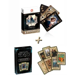 Phantastische Tierwesen Spielkarten 2er Set - (Winning Moves + Ass Altenburger)