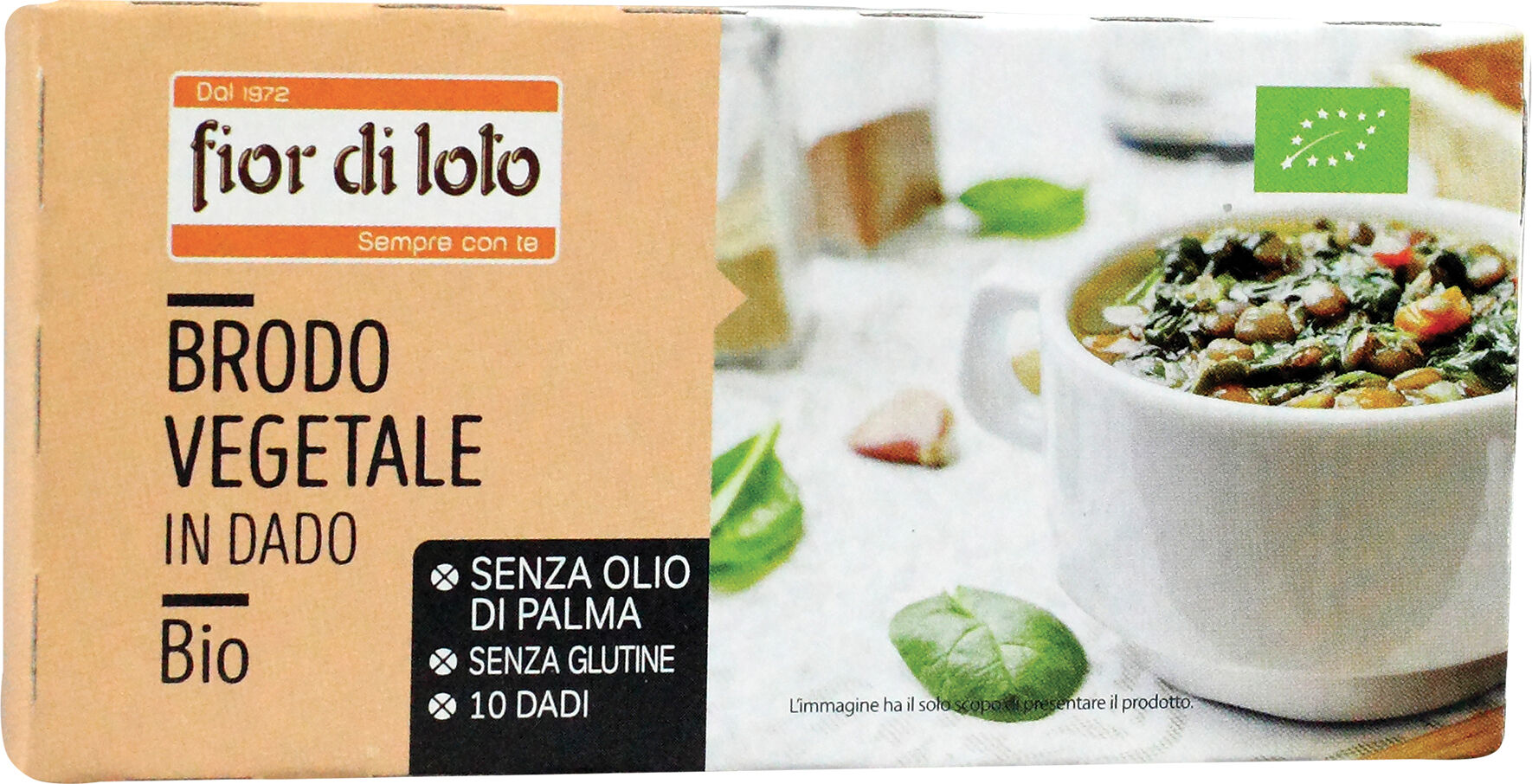 Biotobio Brodo Veg Dado S/palma S/glut