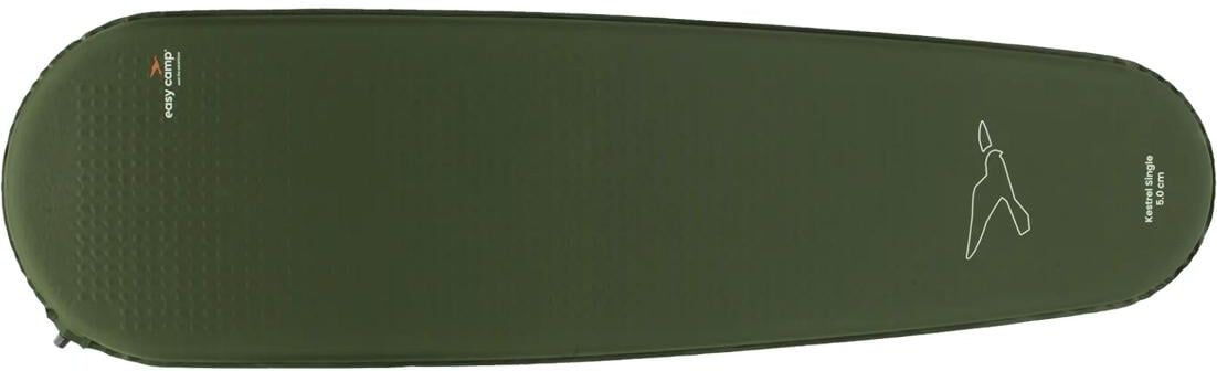 Isomatte EASY CAMP "Kestrel Mat Single 5 cm", grün, Isomatten, B/H/L: 51cm x 5cm x 182cm, Polyester, Isomatte, B:51cm H:5cm L:182cm grün B/H/L: 51cm x 5cm x 182cm