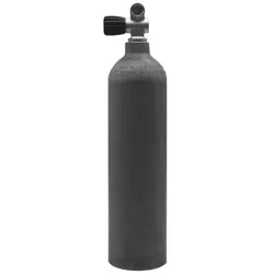 MES 3 L/ 200 bar Alu TG natur mit Ventil 12144