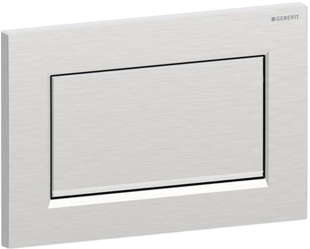 Geberit Sigma 10 Square Betätigungsplatte 115893KX1 Cr gebürstet / hochglanz-verchromt