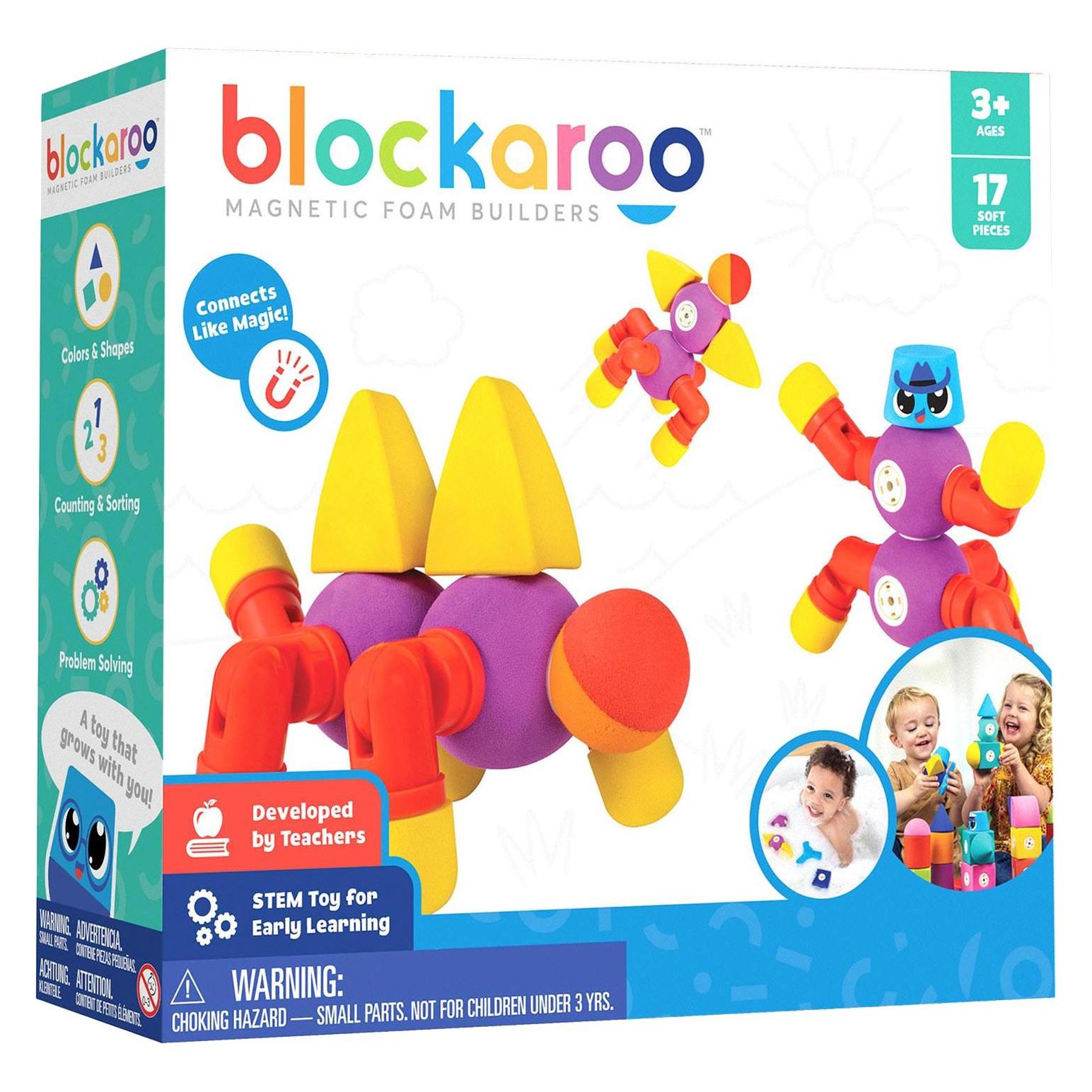 Blockaroo Magnetische Schaumstoffblöcke Tiere, 17dlg. (25164139)