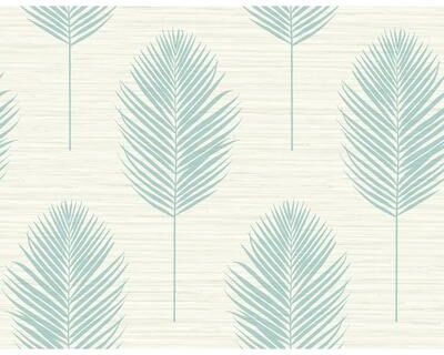 A-Street Prints Bali Aqua Fern Wallpaper