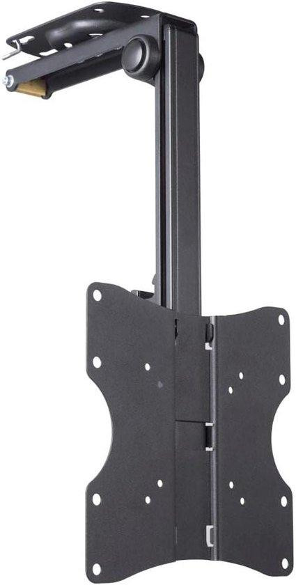 Hama TV Plafondbeugel Zwart - Draaibare en Traploos Verstelbare Houder voor schermen tot 45 Inch