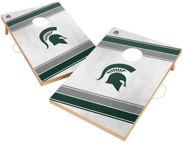 Skip's Garage Michigan State University Spartans 2x4 Tailgate Cornhole Boards