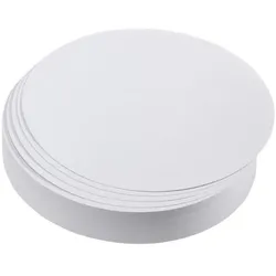 Franken Moderationskarten Kreise Ø 9,5 cm, 500 Stück weiß