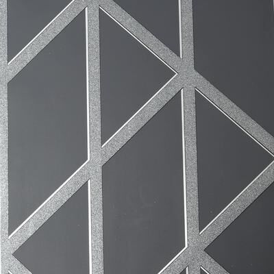 Superfresco Easy Superfresco Panel Glitter Geo Charcoal Wallpaper