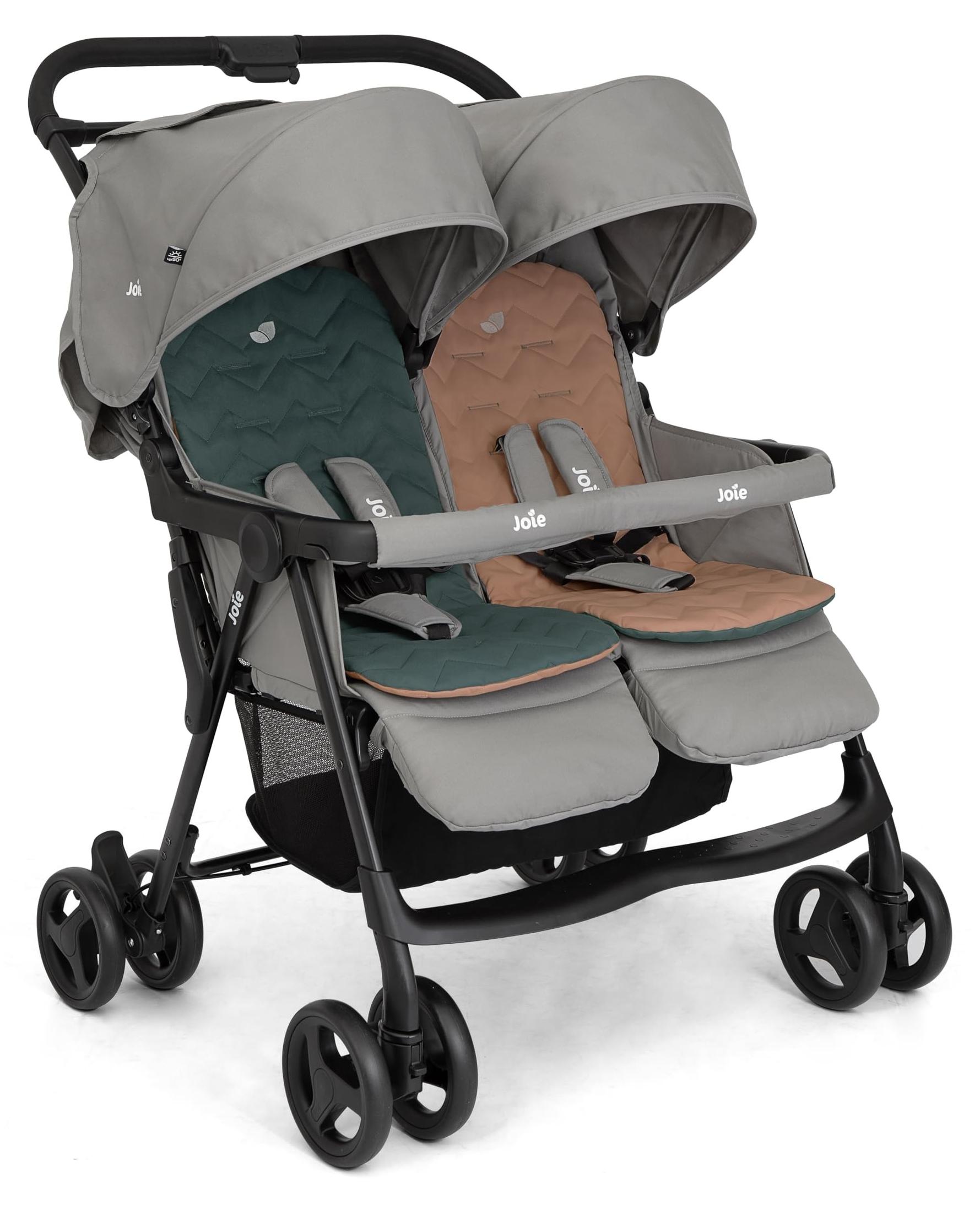 Leichter Doppel-Kinderwagen mit Verstellbarer Rückenlehne
