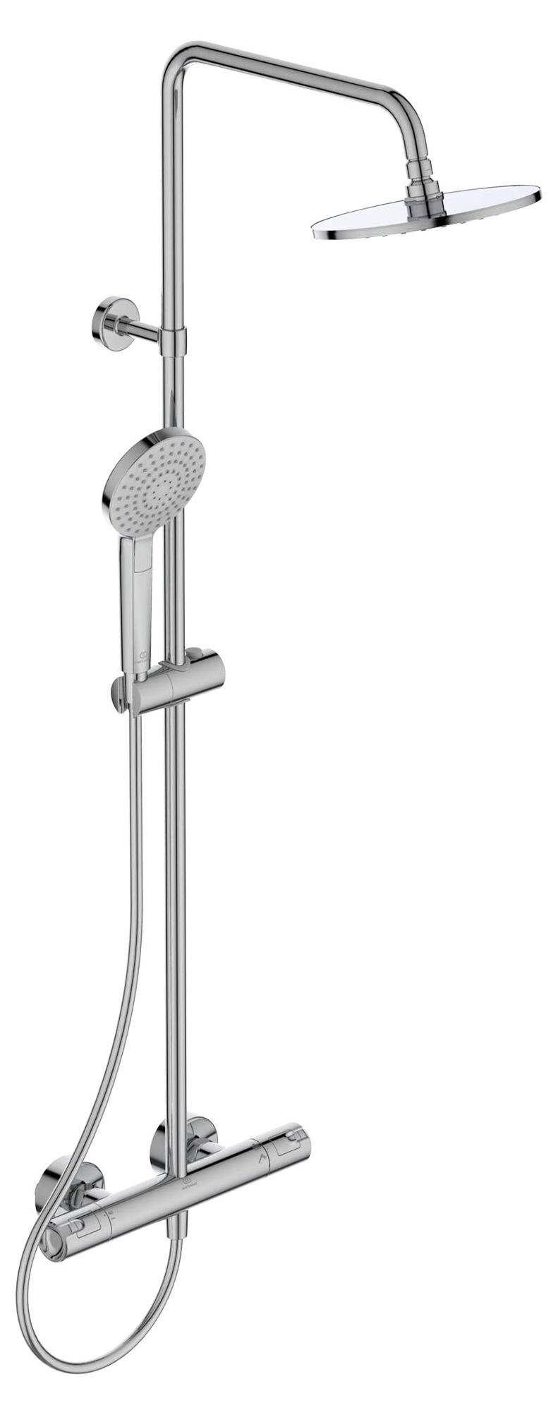 Duschsystem Aufbau Ceratherm T50 700 mm Chrom mit Handbrause