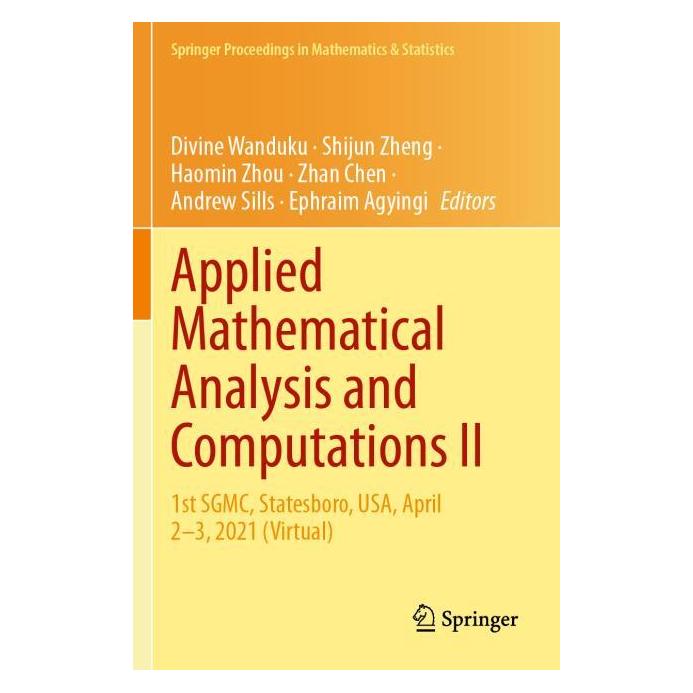Springer Applied Mathematical Analysis and Compu (Englisch, Softcover, Haomin Zhou et al, Shijun Zheng) (67757597)
