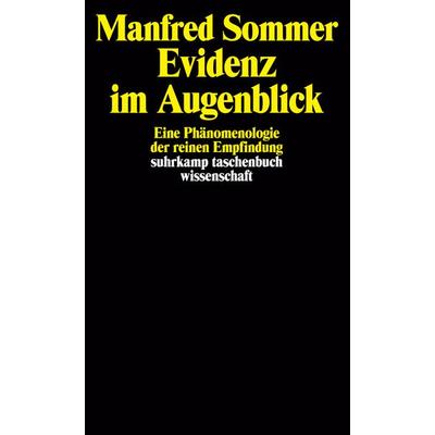 Evidenz im Augenblick, Taschenbuch von Manfred Sommer, Suhrkamp, 978-3-518-28891-7