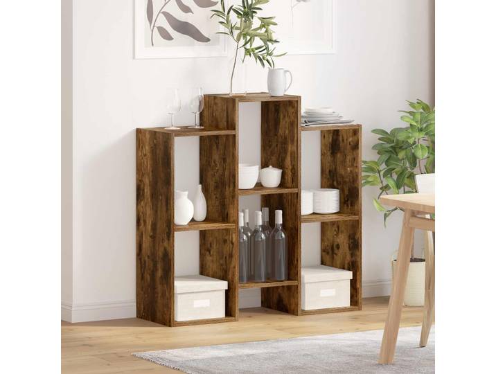 vidaXL Sideboard Räuchereiche 90 x 30 x 90 cm
