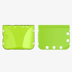 Pimoroni Badgeware-Gehäuse-Set aus Polycarbonat, Vorderseite + Rückseite - Farbe: grün