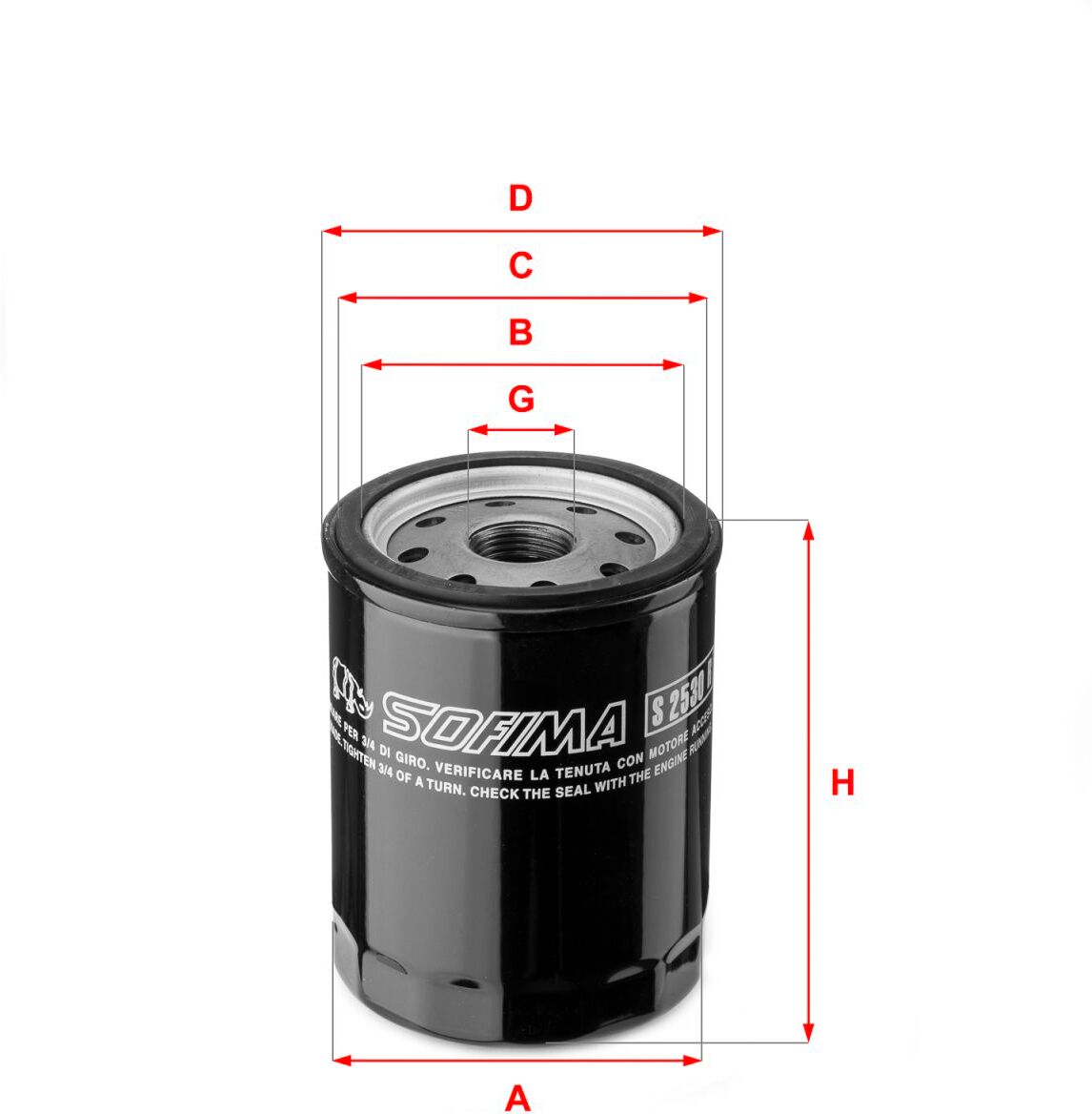 Ölfilter SOFIMA S 2530 R