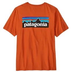 Patagonia Herren P-6 Logo T-Shirt Coal Orange - L - L