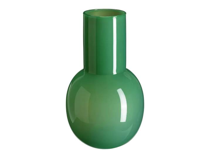Vase Inori, Byyu, grün, Glas