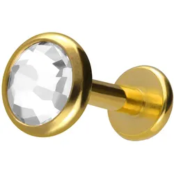 Titan Labret mit Innengewinde KRISTALLDISC