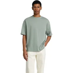 Selected Homme Herren Rundhals T-Shirt SLHLOOSEOSCAR - Relaxed Fit - Iceberg Green 16094143 - L