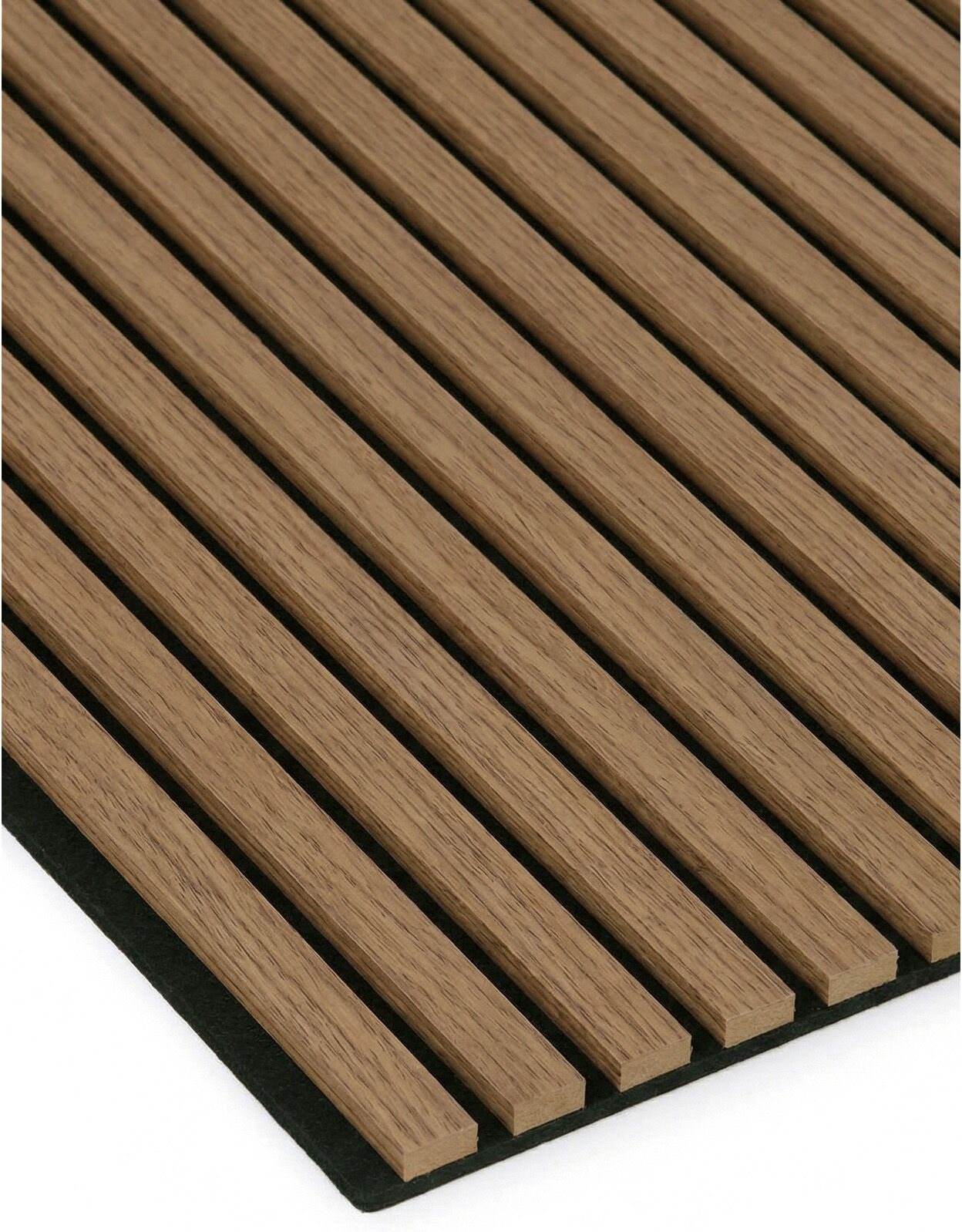 B2B Partner Akustikpaneel aus Holz, 2400 x 600 mm, B2BP012, Eiche Cognac