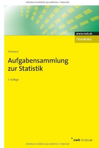 Jochen Schwarze - Aufgabensammlung zur Statistik - Preis vom 12.10.2026 11:37:12 h