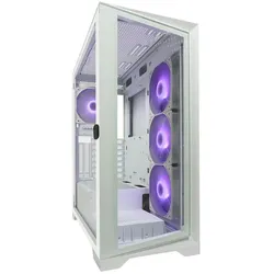 LC Power Gaming-PC Gehäuse LC-806W-ON Midi-Tower weiß