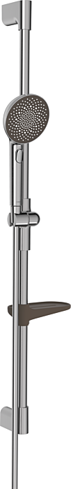 Hansa AURELIA Duschgarnitur 4715013080 Wandmontage, 970mm, kürzbar, Stahl gebürstet