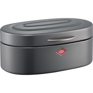 Wesco Brotkasten Single Elly, Stahlblech, Klappdeckel, 32 x 19,4 x 14cm, graphit matt