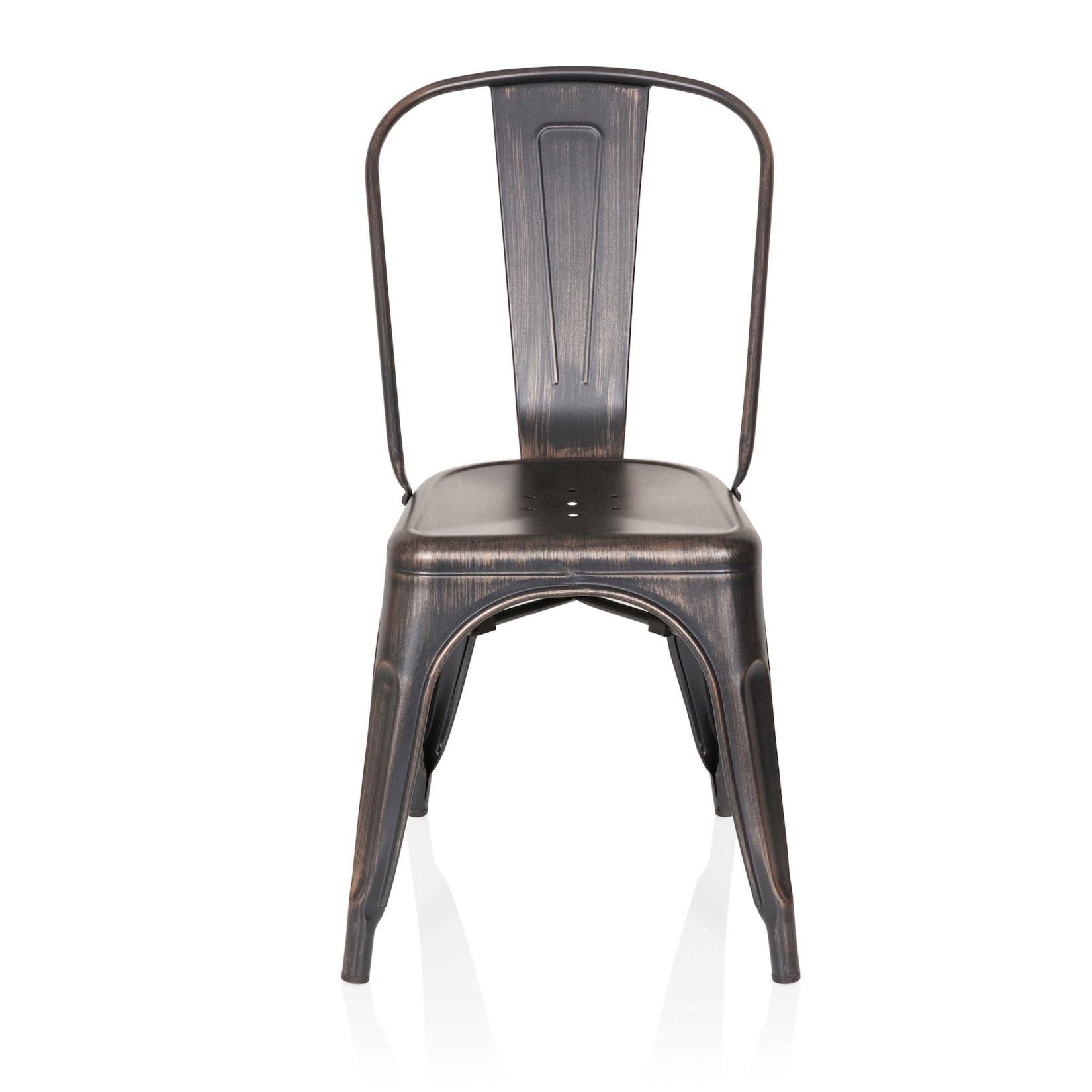 hjh OFFICE Bistrostuhl VANTAGGIO COMFORT Metall ohne Armlehnen