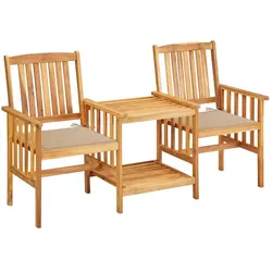 vidaXL, Gartentisch + Balkontisch, Belunis