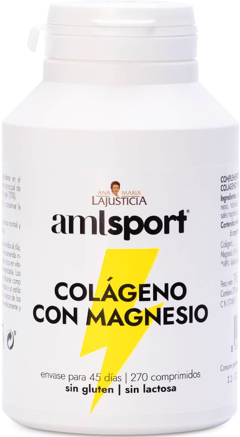 Ana Maria Lajusticia Amlsport Colágeno con Magnesio 270 comp
