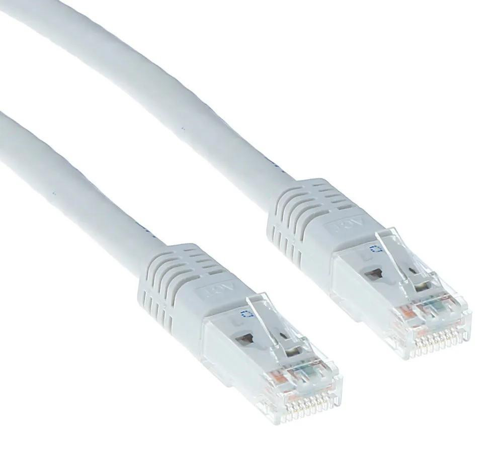 ACT CAT5E UTP patchkabel IB5420 met RJ-45 connectoren, 20 meter, wit